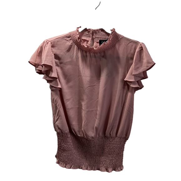 GiGiO Tops - NWT GiGiO|Pink Sleeveless Blouse|Size Small